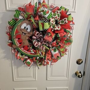 Watermelon wreath